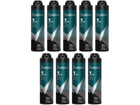 Kit Desodorante Antitranspirante Aerossol Rexona - Masculino Invisible 9 Unidades 150ml Cada