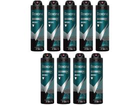 Kit Desodorante Antitranspirante Aerossol Rexona - Masculino Invisible 9 Unidades 150ml Cada
