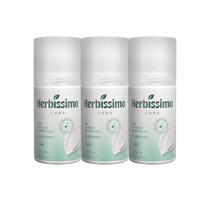 Kit Desodorante Antitranspirante Roll-On Herbíssimo Neutro 50Ml - 3 unidades Kit Desodorante Antitranspirante Roll-On Herbíssimo Neutro 50Ml - 3 unidades