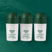 Kit Desodorante Antitranspirante Roll-on Kaiak Aventura Masculino (3 unidades) - Natura Kit Desodorante Antitranspirante Roll-on Kaiak Aventura Masculino (3 unidades) - Natura