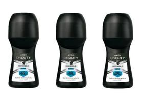Kit Desodorante Antitranspirante Rollon Invisible Men Avon 48ml Kit 3 Unidades Kit Desodorante Antitranspirante Rollon Invisible Men Avon 48ml Kit 3 Unidades