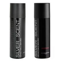 Kit Desodorante Body Spray Silver Scent Intense e Tradicional 200 mL Kit Desodorante Body Spray Silver Scent Intense e Tradicional 200 mL