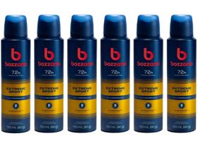 Kit Desodorante Bozzano Thermo Control Extreme - Sport Antitranspirante Masculino 150ml 6 Unidades