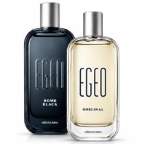 Kit Desodorante Colônia Egeo Original + Egeo Bomb Black 90ml Kit Desodorante Colônia Egeo Original + Egeo Bomb Black 90ml