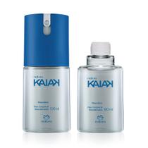 Kit Desodorante Corporal Kaiak Clássico Masculino com Refil