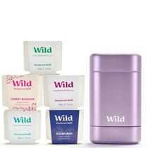 Kit Desodorante Corporal Wild Full Monty Estojo Roxo 5x40g Vegano Kit Desodorante Corporal Wild Full Monty Estojo Roxo 5x40g Vegano