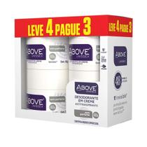 Kit Desodorante Creme Above Sem Perfume 50g Leve 4 Pague 3