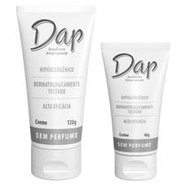 Kit Desodorante Creme S/ Perfume Antitranspirante DAP 40/120