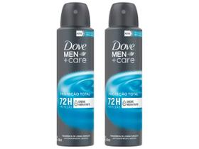 Kit Desodorante Dove Men+Care Cuidado Total - Antitranspirante Masculino 150ml 2 Unidades
