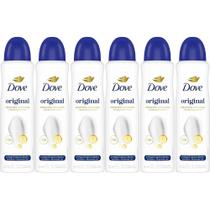 Kit Desodorante Dove Original Aerosol 150ml/89g - 6 Unidades