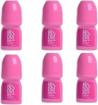 Kit Desodorante e Anti-Perspirant Powder Fresh Roll-on Hi & Dri 50ml (6 unidades) Original