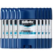 Kit Desodorante Gillette Clear Gel Cool Wave 82g - 9 Unidades
