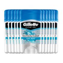 Kit Desodorante Gillette Mini Gel Cool Wave 45g - 12 Unidades