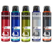 Kit Desodorante Herbíssimo Volcano Blue Ice Green Leaf Snow Moon E Dark Silver 150 Ml Dana