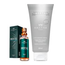 Kit Desodorante Imortal Amakha 15ml + Hidratante Corporal 80ml