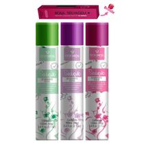 Kit Desodorante Íntimo Sedução: Permita-se, Sinta-se e Imagine Ph Neutro + Batom Rosa Selvagem Cor Variada