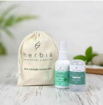 Kit Desodorante Kristall 60g Spray de Melaleuca EcoBag brinde Herbia Cristal bolsa