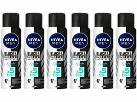 Kit Desodorante Nivea 6 Unidades Invisible