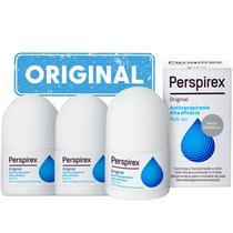 Kit Desodorante Perspirex Roll-on Unissex Antitranspirante