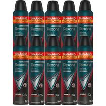 Kit Desodorante Rexona Aerosol Antibacterial Invisible 250ml - 10 Unidades Kit Desodorante Rexona Aerosol Antibacterial Invisible 250ml - 10 Unidades