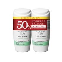 Kit Desodorante Roll On Cuide-se Bem Zero Alumínio 2x55ml