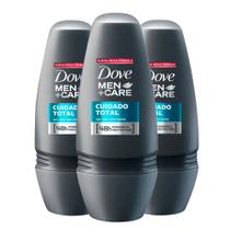 Kit Desodorante Roll On Dove Men Clean Comfort 50ml - 3 unidades Kit Desodorante Roll On Dove Men Clean Comfort 50ml - 3 unidades