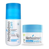 Kit Desodorante Roll-On+Pote Sensitive Herbíssimo - Dana Kit Desodorante Roll-On+Pote Sensitive Herbíssimo - Dana