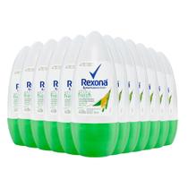 Kit Desodorante Roll On Rexona Stay Fresh Bamboo E Aloe Vera 50ml - 12 Unidades