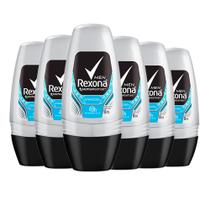 Kit Desodorante Roll On Rexona Xtracool 50ml - 6 Unidades