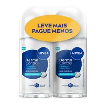 Kit Desodorante Rollon Nivea Derma Control Defende 2 Unidade