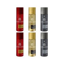 Kit Desodorante Senador 2 Classic + 2 Gold + 2 Platinum