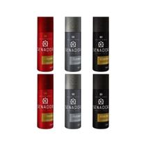 Kit Desodorante Senador 2 Classic + 2 Platinum + 2 Seduction