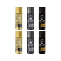Kit Desodorante Senador 2 Gold + 2 Platinum + 2 Seduction
