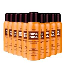 Kit Desodorante Spray Delicad Musk Almiscar 90ml - 10 Unidades