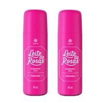 Kit Desodorante Spray Leite de Rosas c/ 2 Unidades 90ml Kit Desodorante Spray Leite de Rosas c/ 2 Unidades 90ml