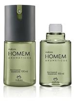 Kit Desodorante Spray Natura Homem Aromáticos Antitranspirante, com Refil, 2 Unidades de 100 mL