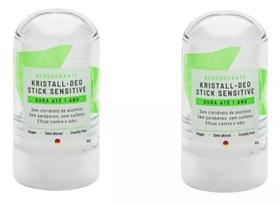 Kit Desodorante Stick Kristall Sensitive - Alva 60G 2 Unids - Alva Naturkosmetic