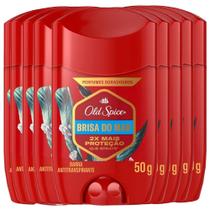 Kit Desodorante Stick Old Spice Brisa Do Mar 50g - 9 Unidades