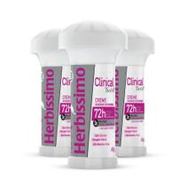 Kit Desodorante Twist Antitranspirante Herbíssimo Clinical Rosa 45G c/3 unidades
