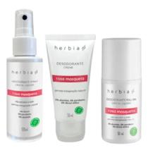 Kit Desodorantes Clareadores de Rosa Mosqueta Natural e Vegano Herbia Kit Desodorantes Clareadores de Rosa Mosqueta Natural e Vegano Herbia