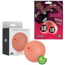 Kit despedida de solteiro tapa lata seios + gravata borboleta em formato Kit despedida de solteiro tapa lata seios + gravata borboleta em formato