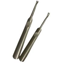 Kit Desquinador Frisador Couro Ferramenta Aço Entalhe 95, 115mm