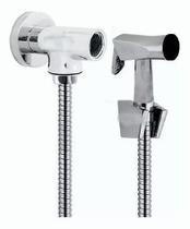 Kit desviador chuveiro e ducha sem acabamento flex 1,80m gatilho de metal - rainha