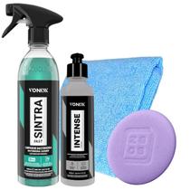 Kit Detalhamento Interno Sintra Intense Flanela Aplicador