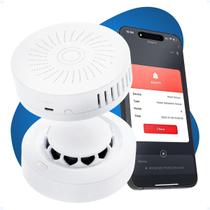 Kit Detector De Gás E Fumaça Smart Incêndio Inteligente Wifi