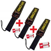 Kit Detector Metais Portátil Alta Sensibilidade Segurança local escola eventos