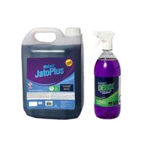 Kit Detergente Desincrustante Metasil Jato Plus 5 Litros + Desinfetante Bactericida Desix Floral 1 Litro Kit Detergente Desincrustante Metasil Jato Plus 5 Litros + Desinfetante Bactericida Desix Floral 1 Litro