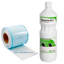 Kit Detergente Enzimático Riozyme 1l + Rolo 100mm X 100 Mts