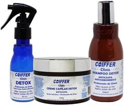 Kit Detox Capilar Coiffer 3itens Anti Caspa e Anti Seborreia