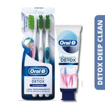 Kit Detox Deep Clean Oral-B Limpeza Profunda Kit Detox Deep Clean Oral-B Limpeza Profunda